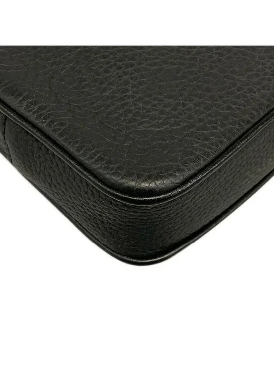 Louis Vuitton Clutch Taurillon Monogram Pochette Volga Noir Black Leather - Picture 6 of 15